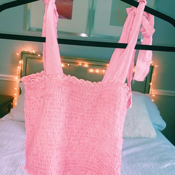 Blue Blush Crop Top - Picture 2 of 2